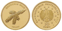 20 Euro Fichte Deutschland 2012
