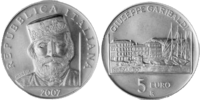 5 Euro Garibaldi  2007