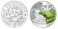 3 Euro Frosch  2018