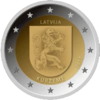 2 Euro Kurzeme Lettland 2017