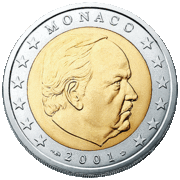 2 Euro Monaco Rainier