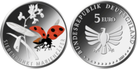 5 Euro Marienkäfer Deutschland 2023
