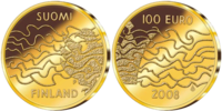 100 Euro Finnischer Krieg  2008