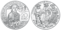 20 Euro Mozart Wunderkind  2015