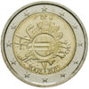 2 Euro Bargeld Belgien 2012