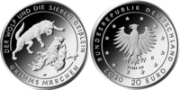 20 Euro Wolf 7 Geißlein Deutschland 2020
