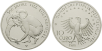 10 Euro Eulenspiegel Deutschland 2011