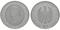 10 Euro Mörike Deutschland 2004