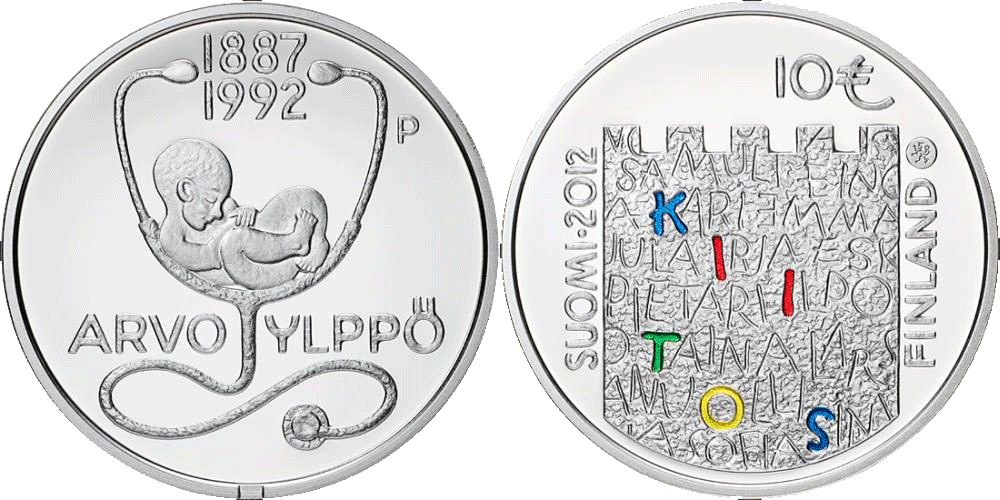 10 Euro M nze 125 Geburtstag Von Arvo Ylpp Muenzen eu