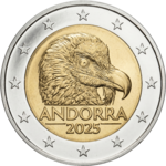2 Euro Bartgeier Andorra 