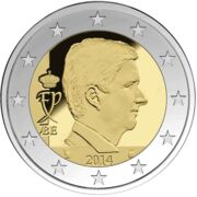 2 Euro Belgien Philippe