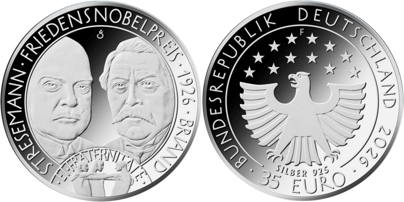 35 Euro Friedensnobelpreis Deutschland 