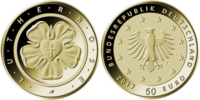 50 Euro Lutherrose Deutschland 2017