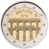 2 Euro Aquädukt Segovia Spanien 2016