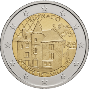 2 Euro Carlades Monaco 2025