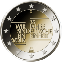 2 Euro Saarland - Deutschland 2025 - Muenzen.eu
