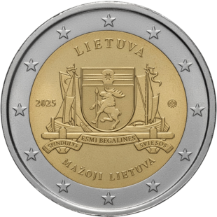 2 Euro Mažoji Lietuva Litauen 2025