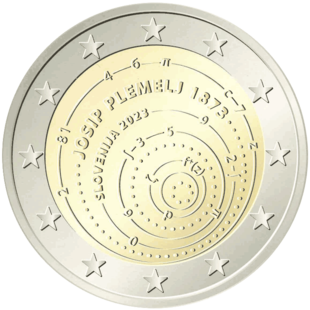 2 Euro Plemelj Slowenien 2023