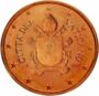 5 Cent Vatikan Wappen
