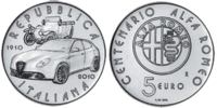 5 Euro Alfa Romeo  2010