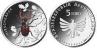 5 Euro Hirschkäfer Deutschland 2024