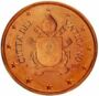 1 Cent Vatikan Wappen