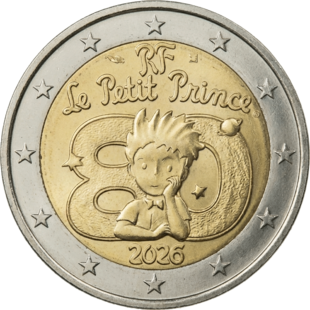 2 Euro Petit Prince Frankreich 2026