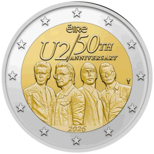 2 Euro U2 Irland 2026