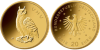 20 Euro Uhu Deutschland 2018