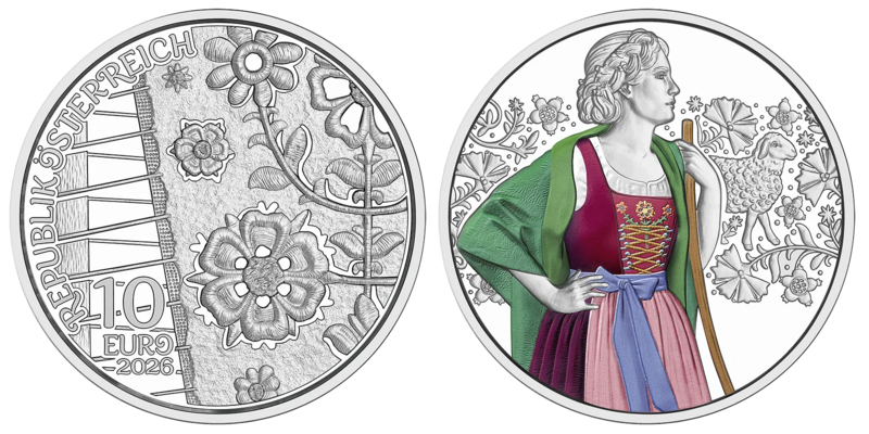 10 Euro Aufjuchazn Österreich 
