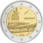2 Euro Bremen Deutschland 