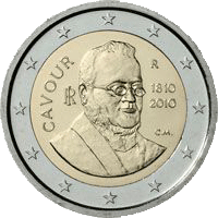 2 Euro Cavour Italien 2010