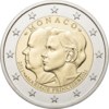 2 Euro Hochzeit Albert Charlene Monaco 2021