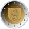 2 Euro Latgale Lettland 2017