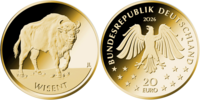 20 Euro Wisent Deutschland 2026