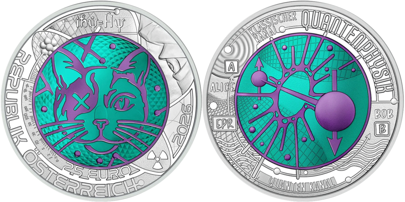 25 Euro Quantenphysik Österreich 