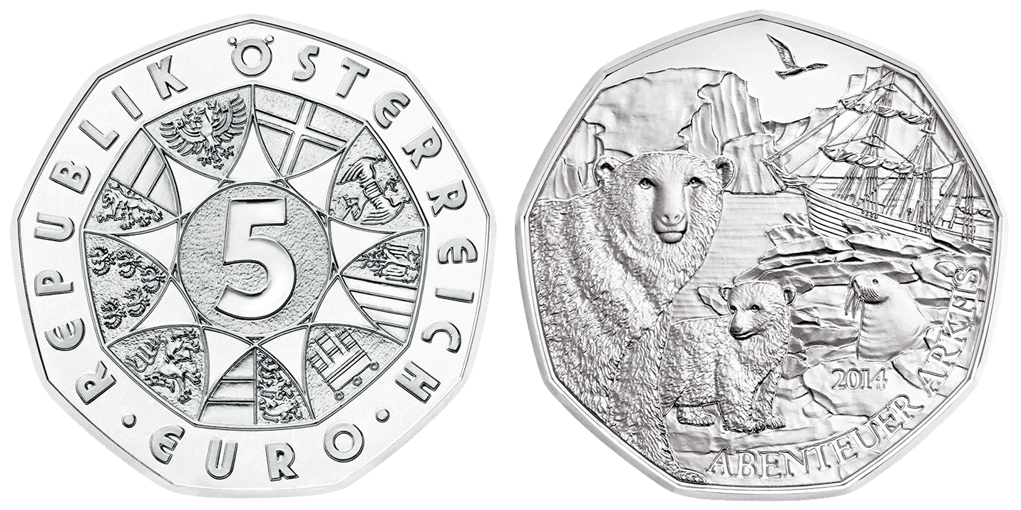 5 Euro M nze Abenteuer Arktis Muenzen eu