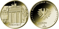 100 Euro Freiheit Deutschland 2022
