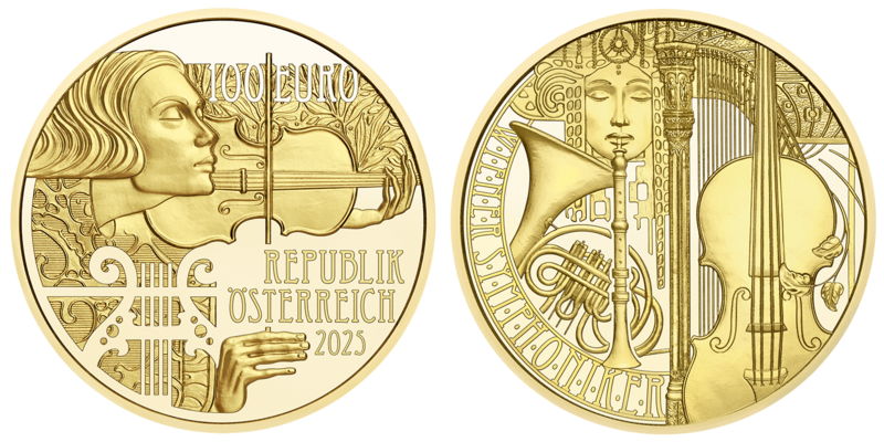 100 Euro Wiener Symphoniker Österreich 