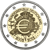 2 Euro Gemeinschaftsmünze Bargeld 2012