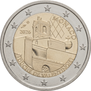 2 Euro Valentinois Monaco 2026