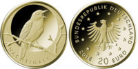 20 Euro Nachtigall Deutschland 2016