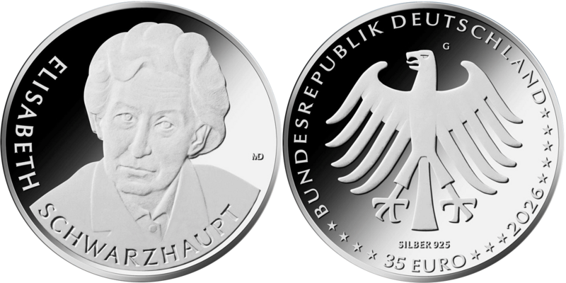 35 Euro Schwarzhaupt Deutschland 