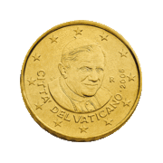 10 Cent Vatikan Benedikt