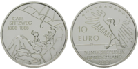 10 Euro Spitzweg Deutschland 2008