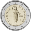 2 Euro Canova San Marino 2022