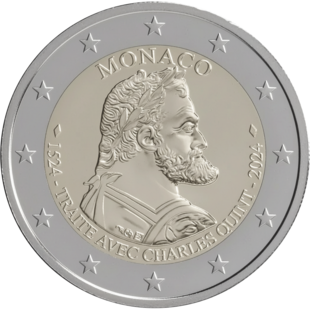 2 Euro Karl Monaco 2024
