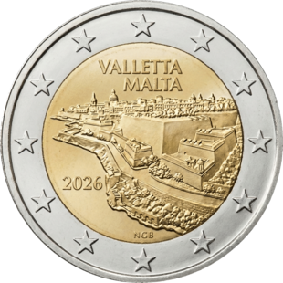 2 Euro Valletta Malta 2026