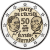 2 Euro Elysée-Vertrag Deutschland 2013