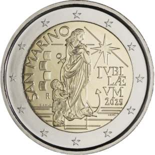 2 Euro Heiliges Jahr San Marino 2025